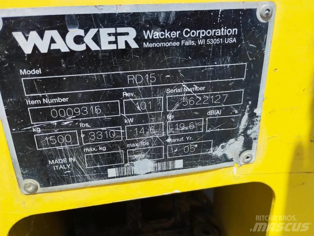 Wacker Neuson RD 15 Tandemové válce