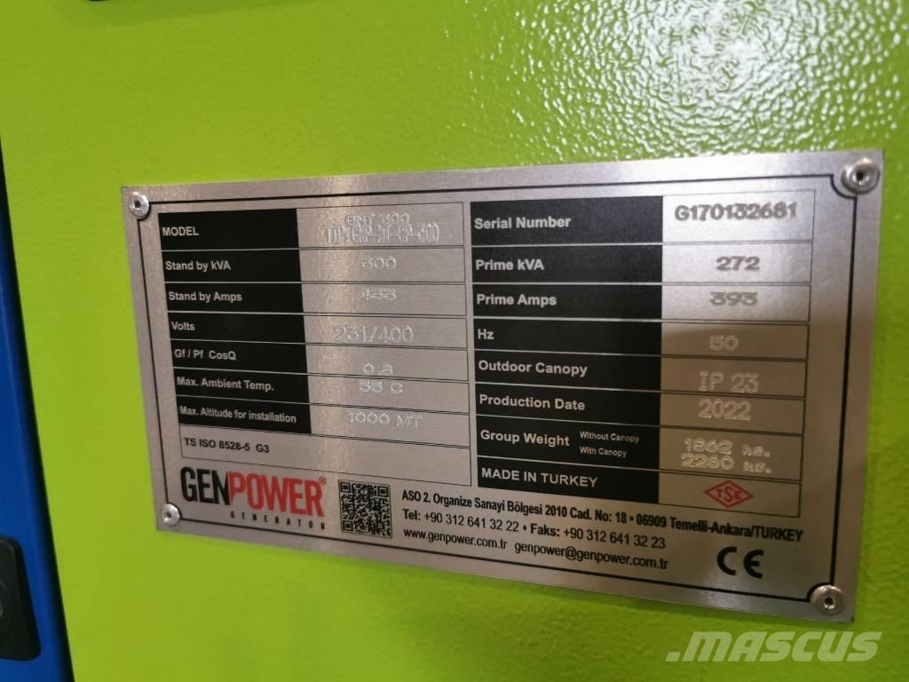 Genpower GNT 300 Naftové generátory