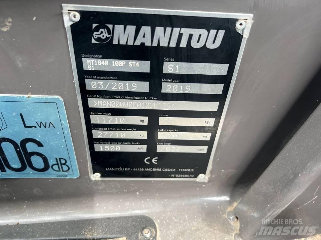 Manitou MT 1840 Teleskopické manipulátory