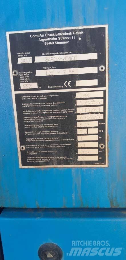 Compair L30-7.5A Kompresory
