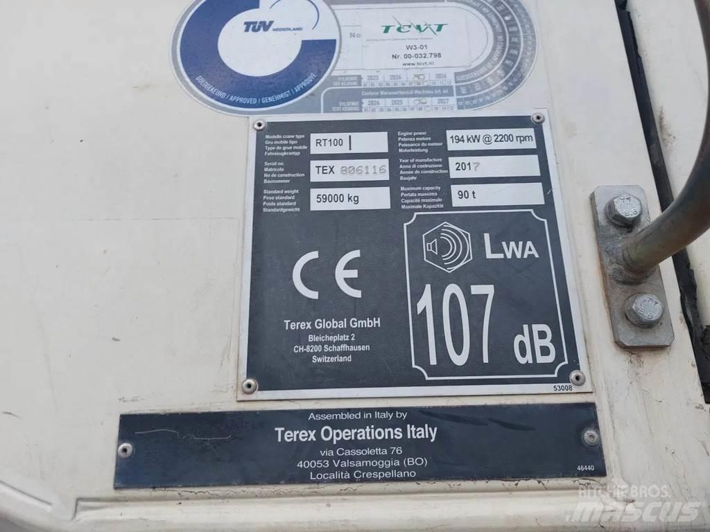 Terex RT100 Jeřáby pro těžký terén