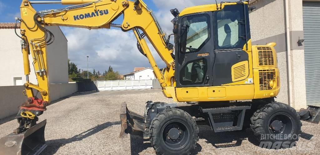 Komatsu PW98 MR10 Kolová rýpadla