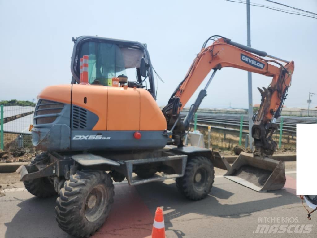 Doosan DX 55 W Kolová rýpadla