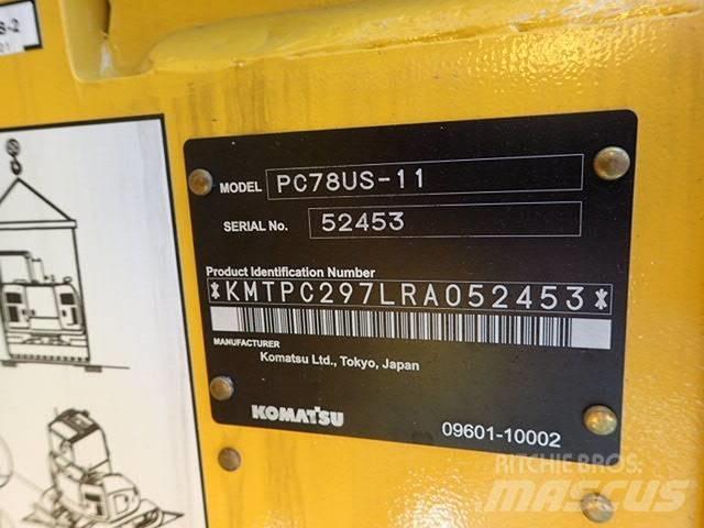 Komatsu PC78US-11 Pásová rýpadla