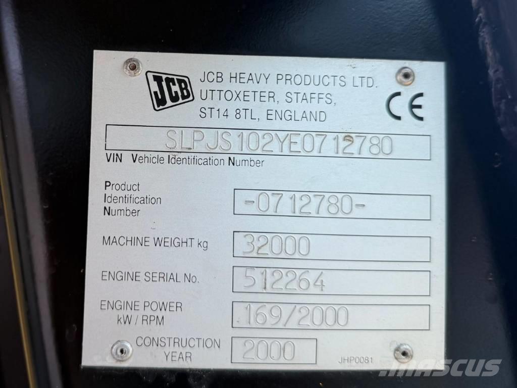 JCB JS 330 XD Pásová rýpadla