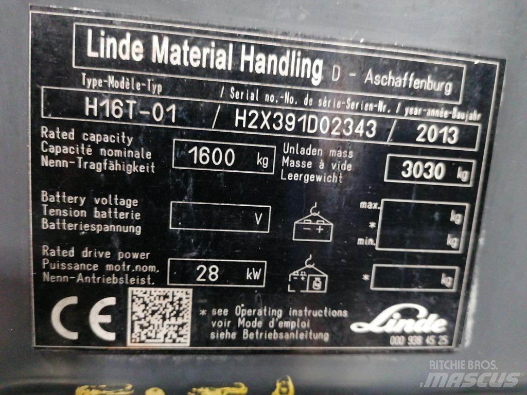 Linde H16T-01 LPG vozíky