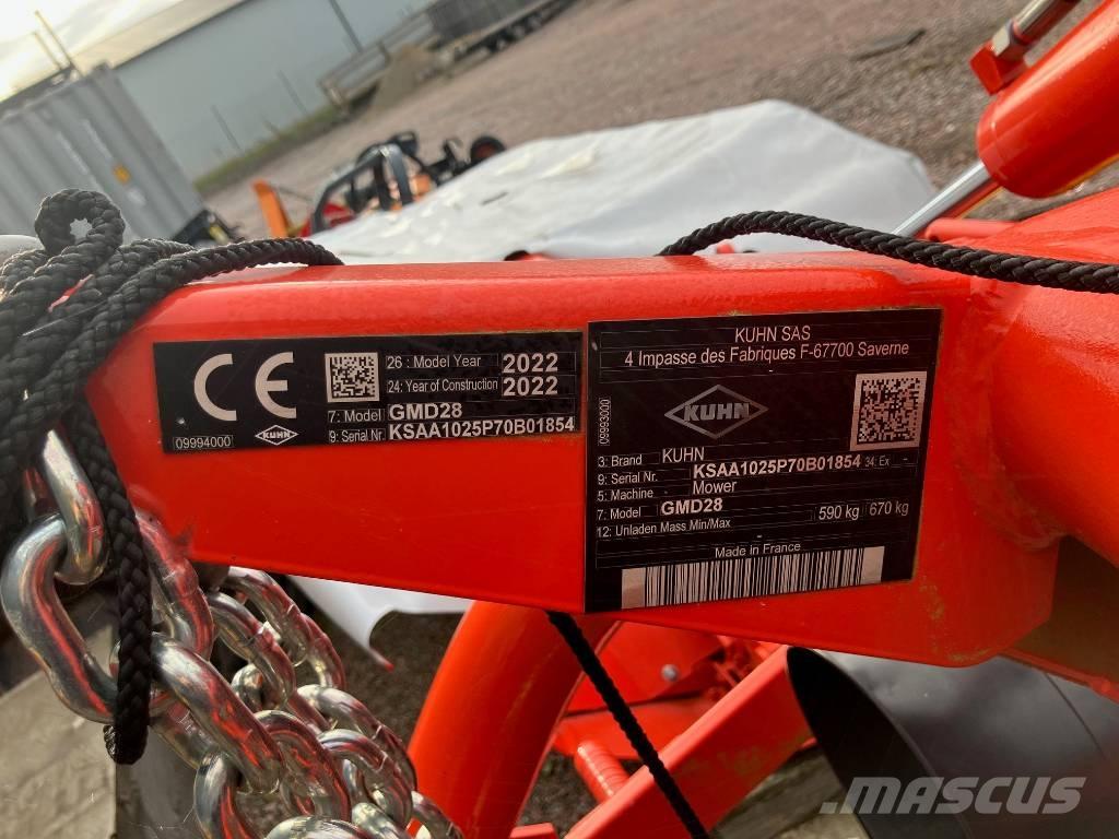 Kuhn GMD 280 Žací stroje