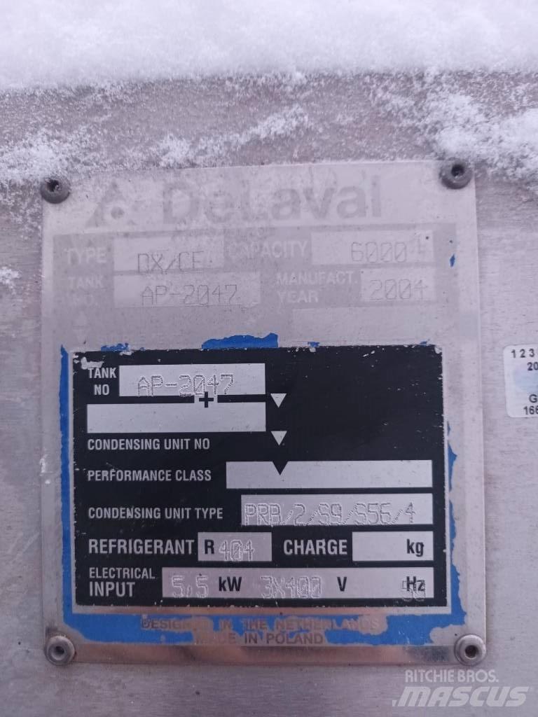 Delaval DX-CE Zařízení pro chlazení a skladování mléka