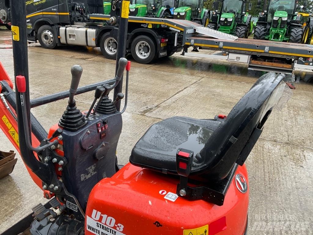 Kubota U 10-3 Mini rýpadla < 7t