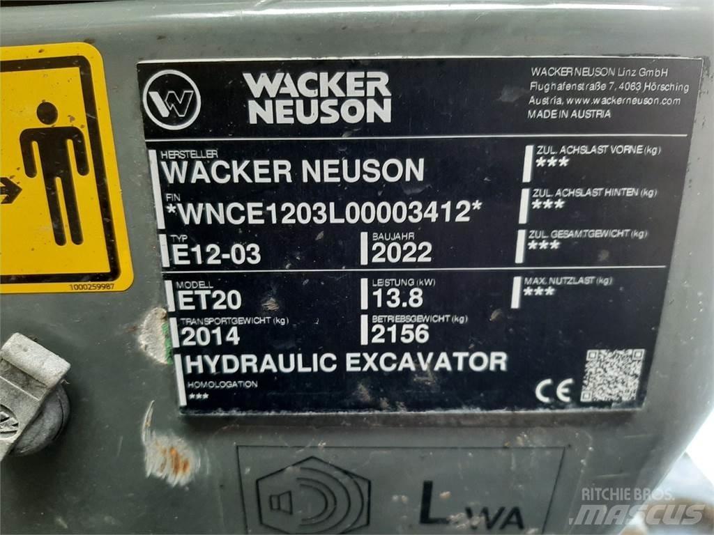 Wacker Neuson ET20 Pásová rýpadla