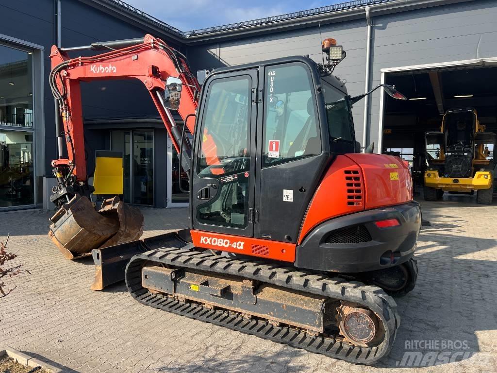 Kubota KX 080-4 Midi rýpadla 7t - 12t
