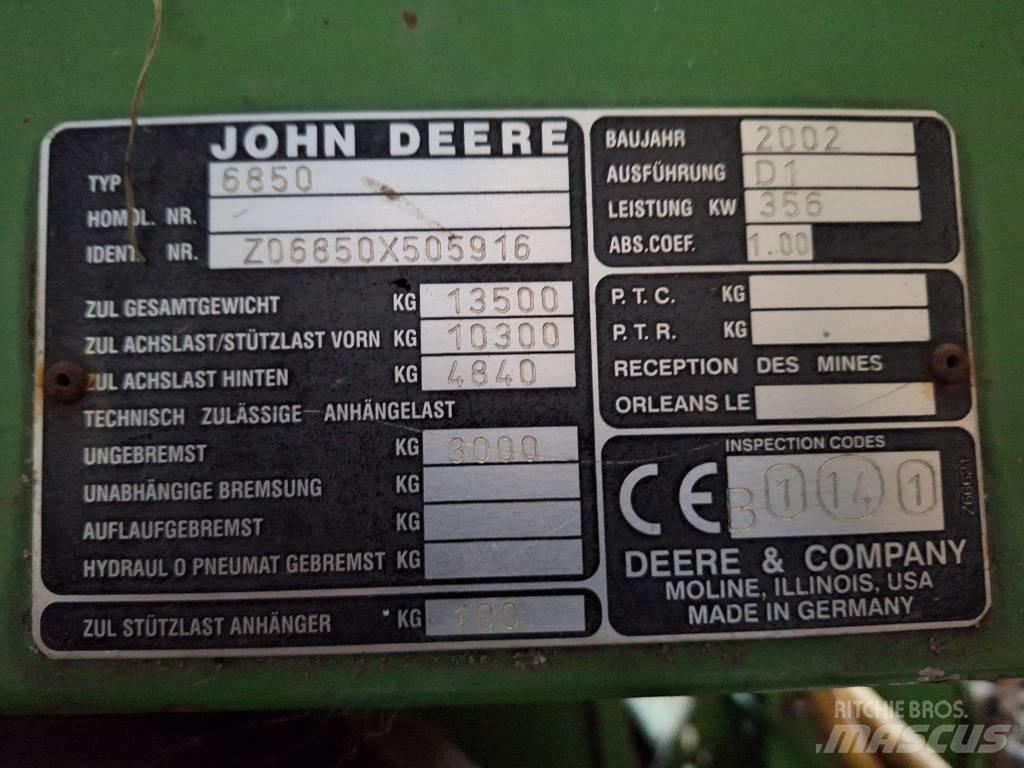 John Deere 6850 Samojízdné sekačky