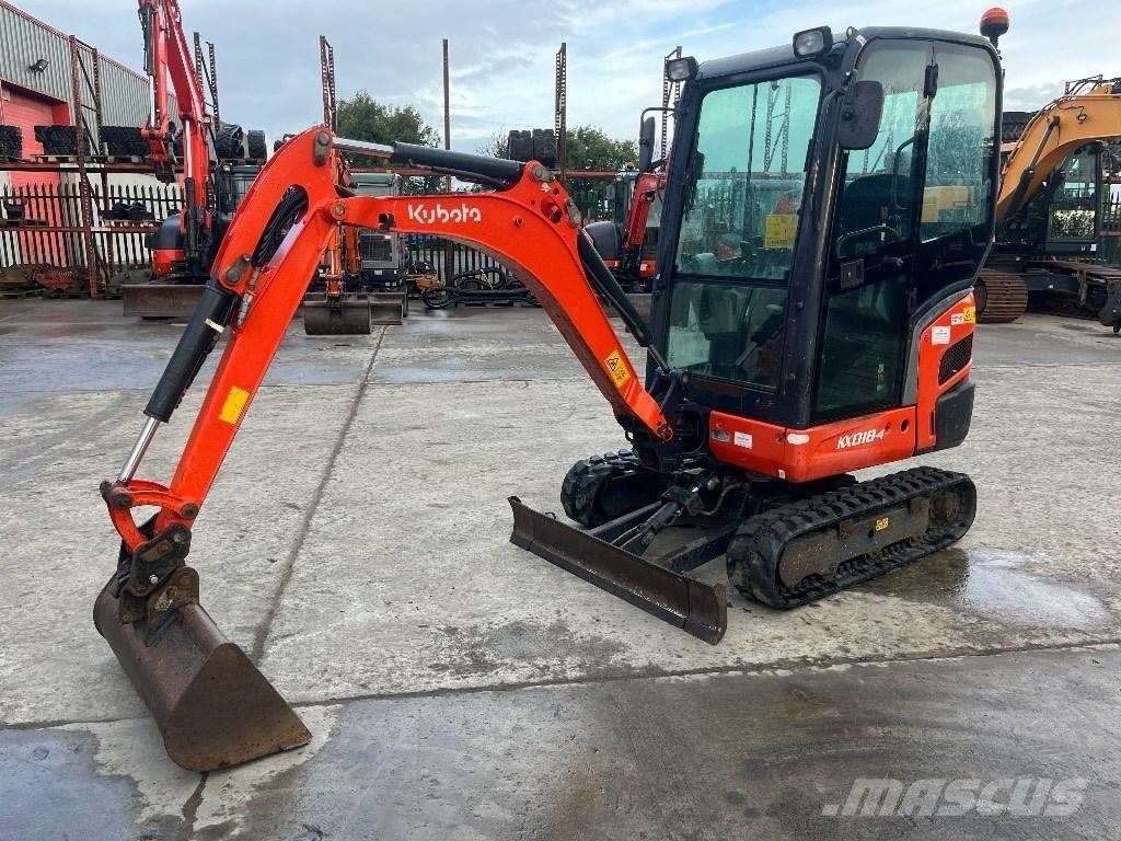 Kubota KX 018-4 Mini rýpadla < 7t