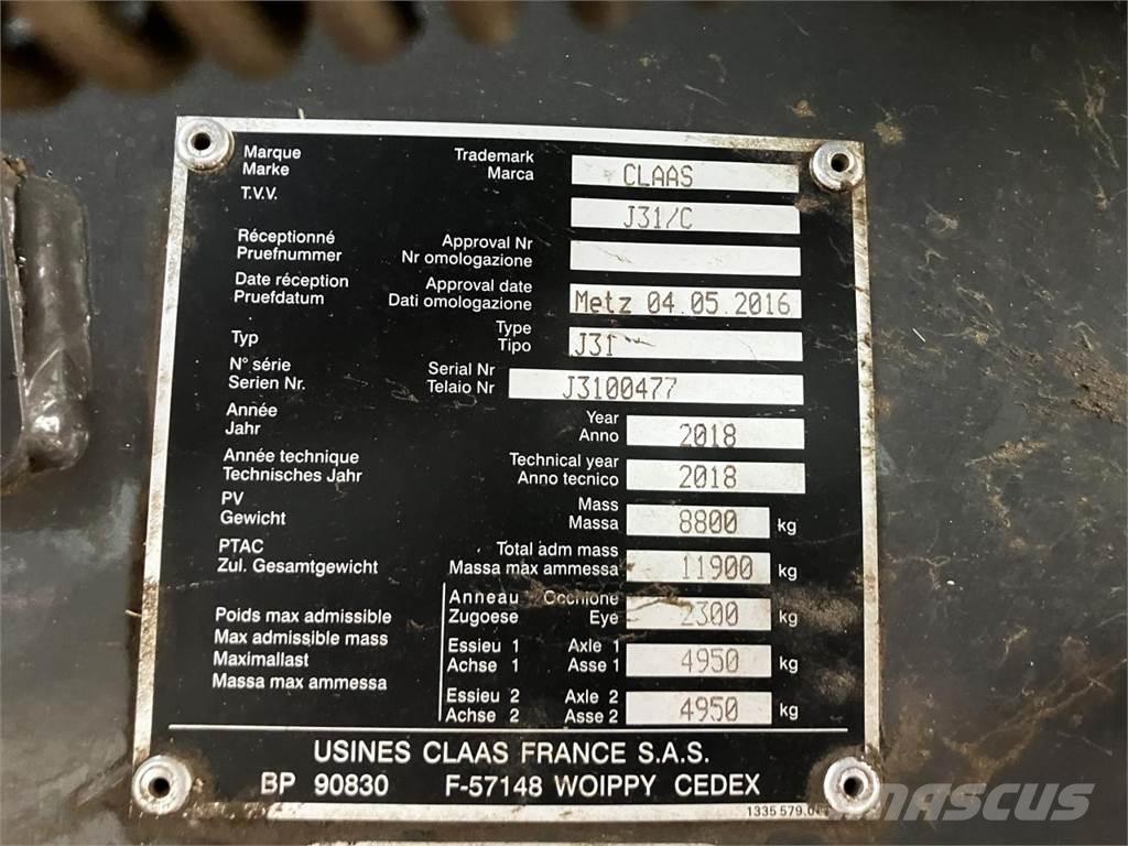 CLAAS 5200 FC Lis na hranaté balíky