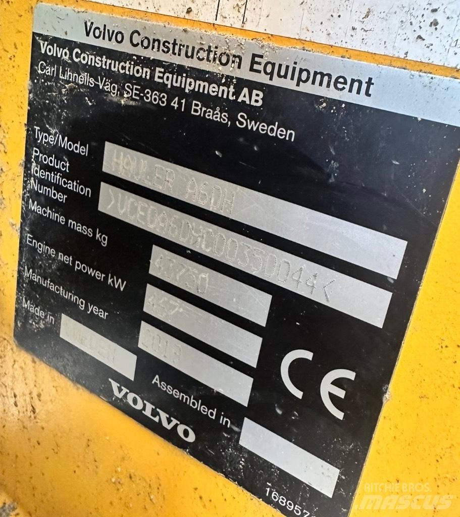 Volvo A 60 H Kloubové dempry