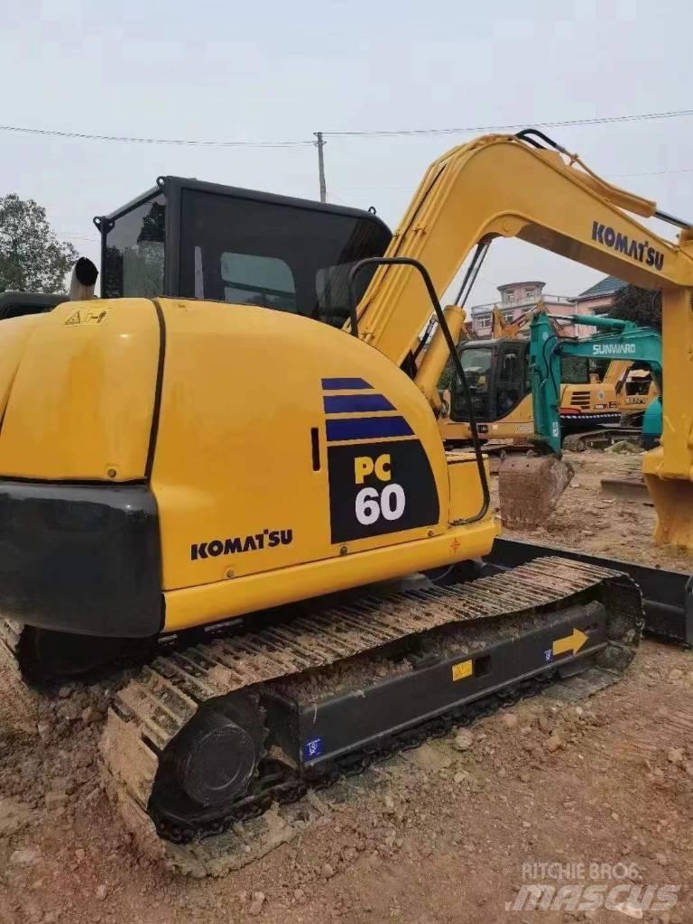 Komatsu PC 60 Pásová rýpadla