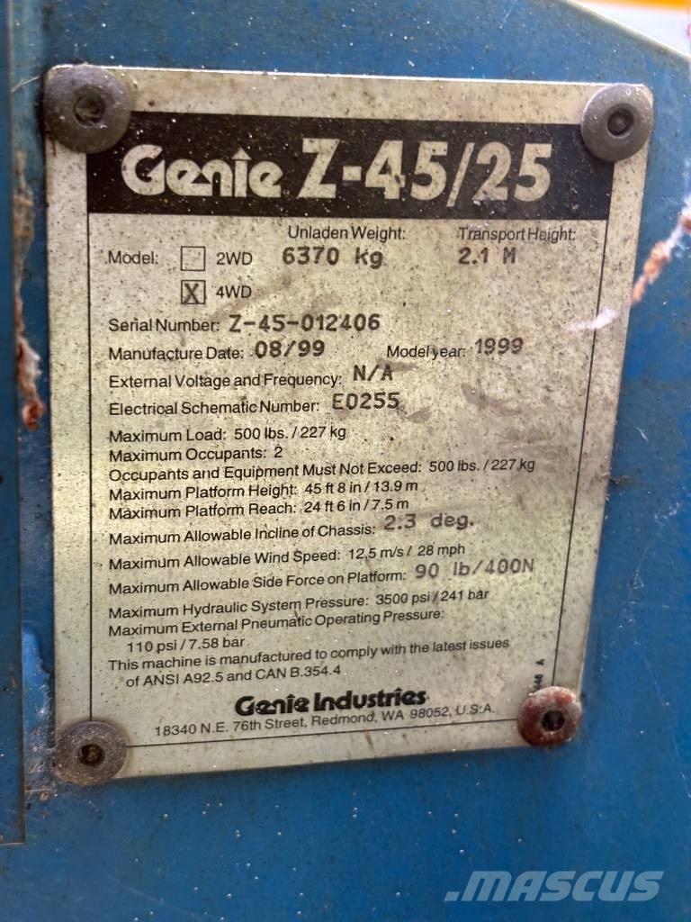 Genie Z 45/25 Kloubové plošiny