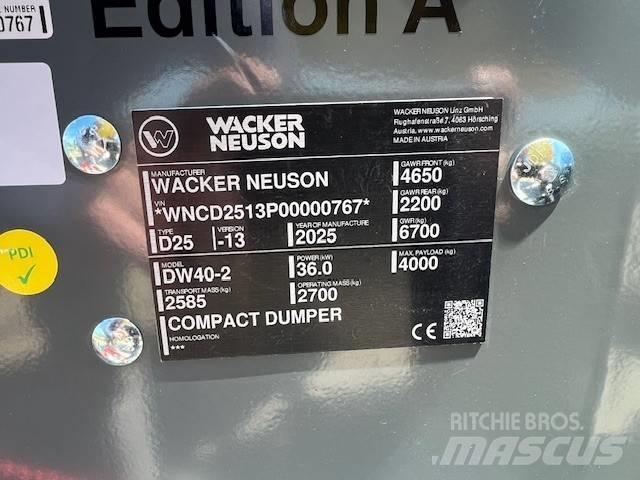 Wacker Neuson DW 40 Kloubové dempry