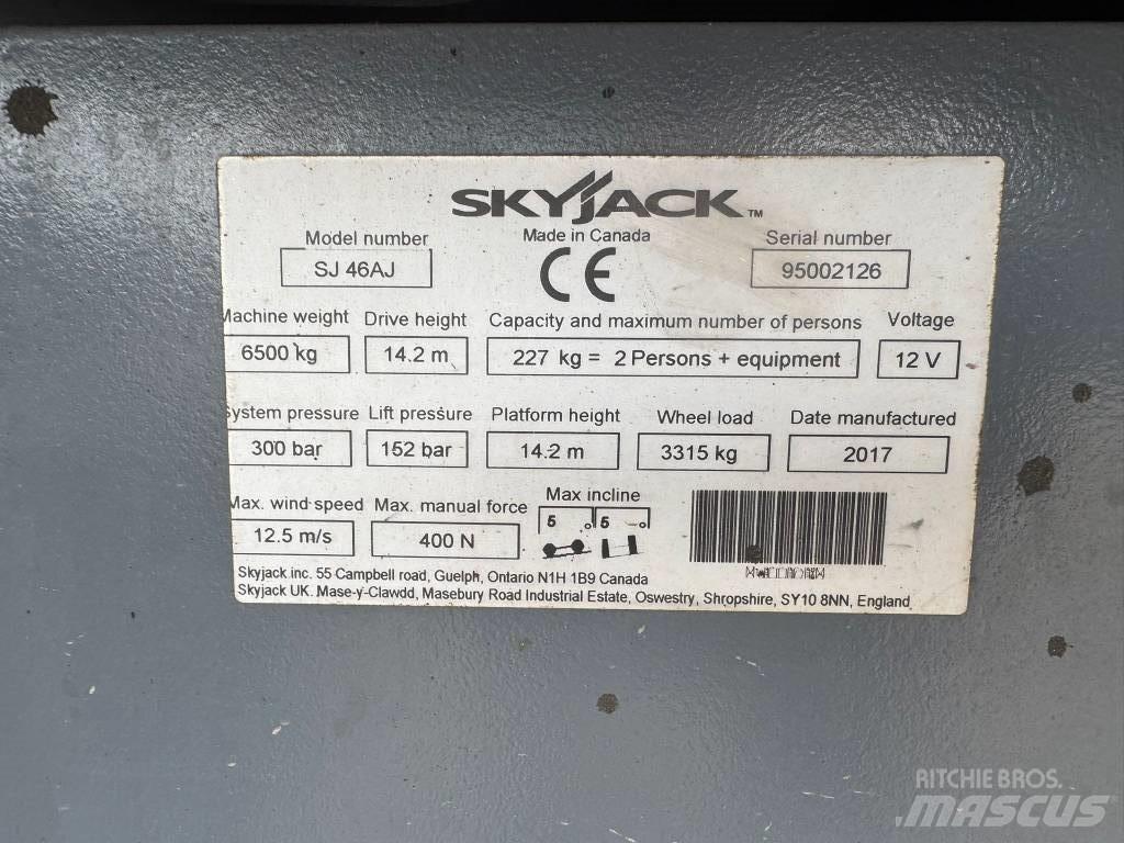 SkyJack SJ 46 AJ Kloubové plošiny