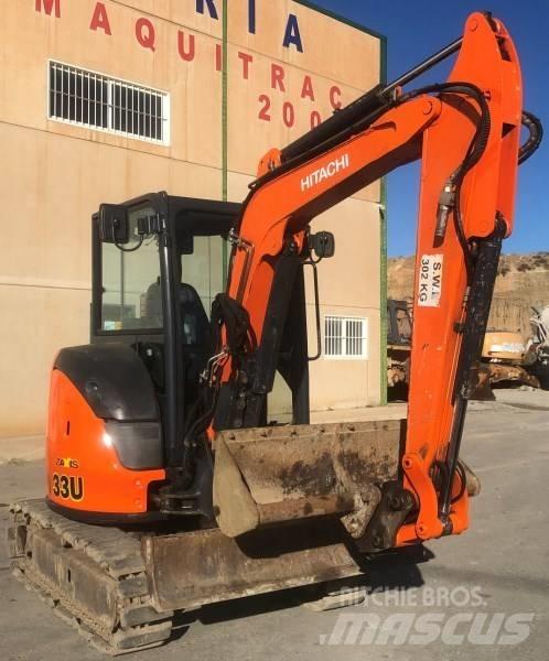 Hitachi ZX 33 U-5 A Mini rýpadla < 7t