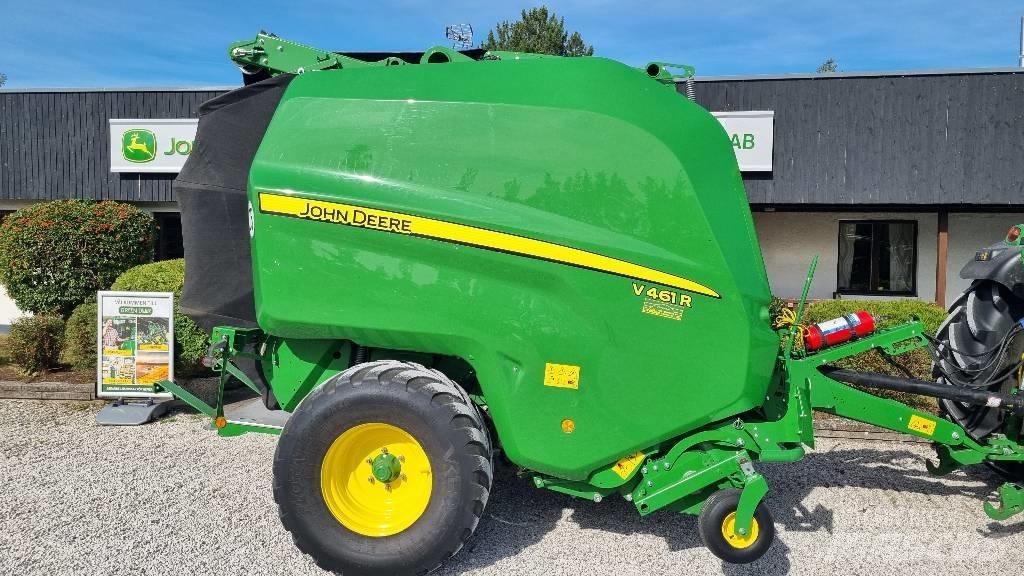 John Deere V461R Lis na válcové balíky