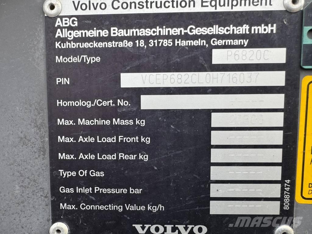 Volvo P 6820 C Finišery