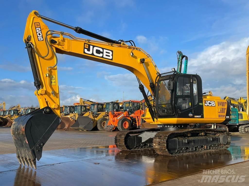 JCB 205 Pásová rýpadla