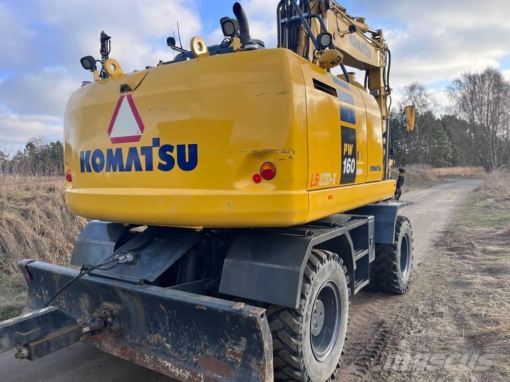 Komatsu PW 160 Kolová rýpadla