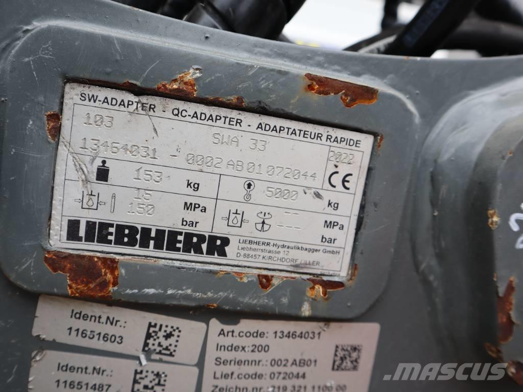 Liebherr SWA 33 Rychlospojky