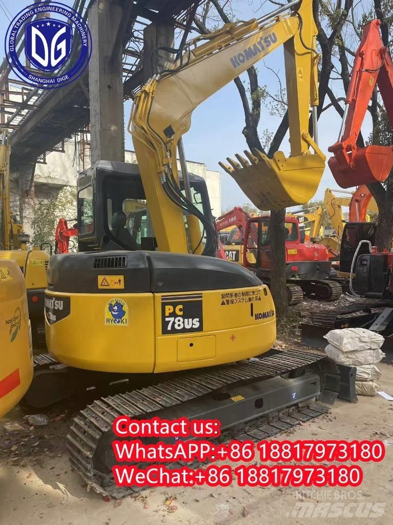 Komatsu PC 78 US Pásová rýpadla