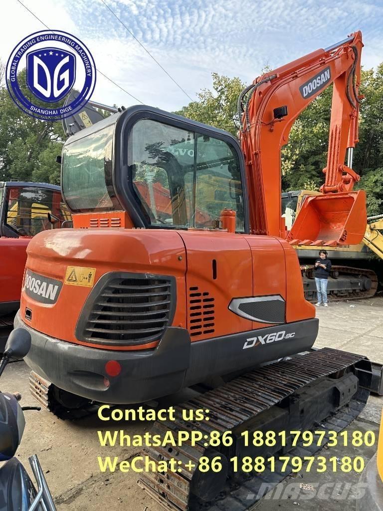 Doosan DX 60 Pásová rýpadla