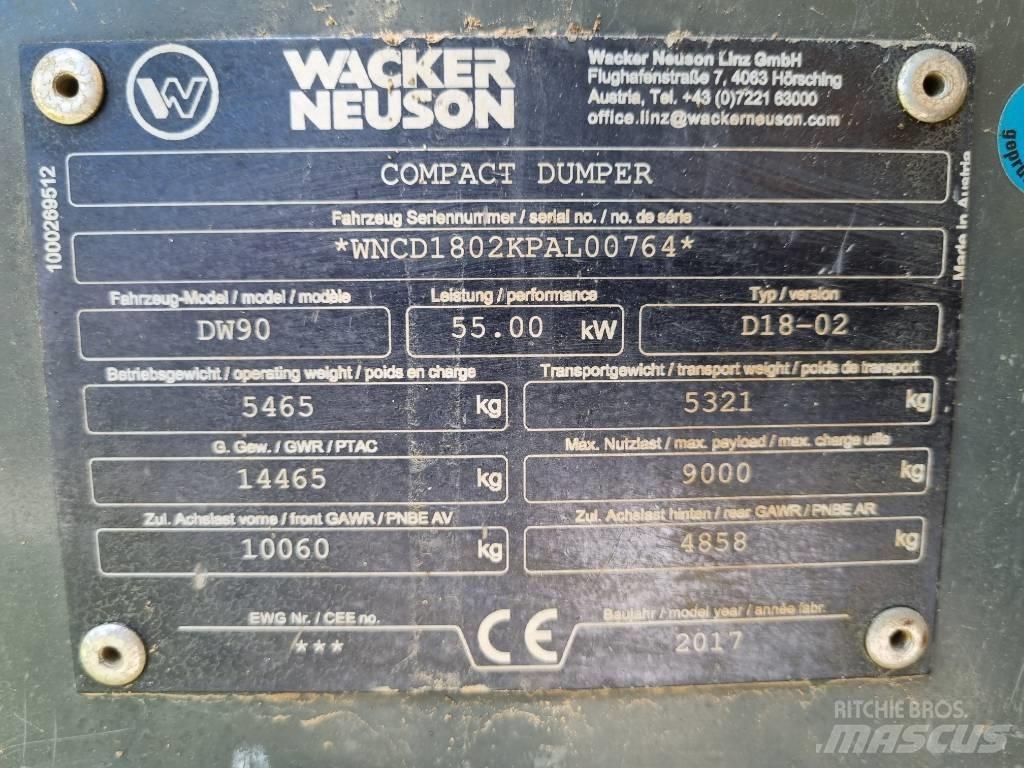 Wacker Neuson DW 90 Vyklápěcí dempry