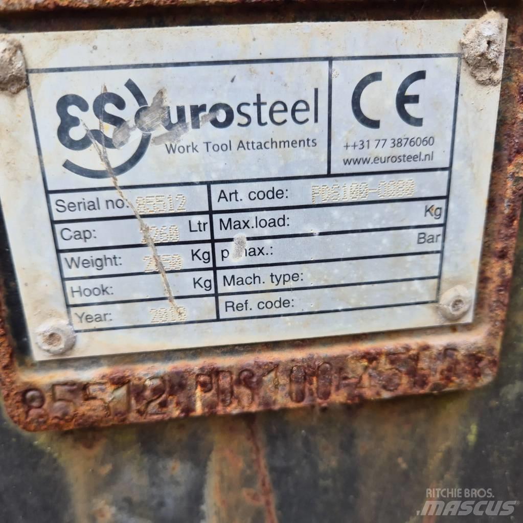 Eurosteel bucket Prosévací lopaty