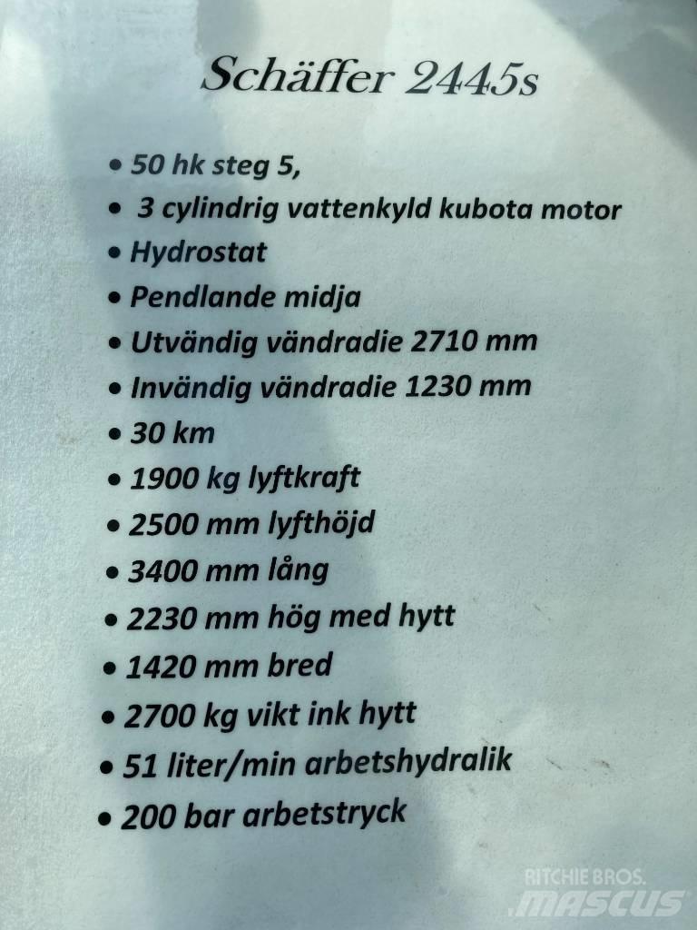 Schäffer 2445s Víceúčelové nakladače