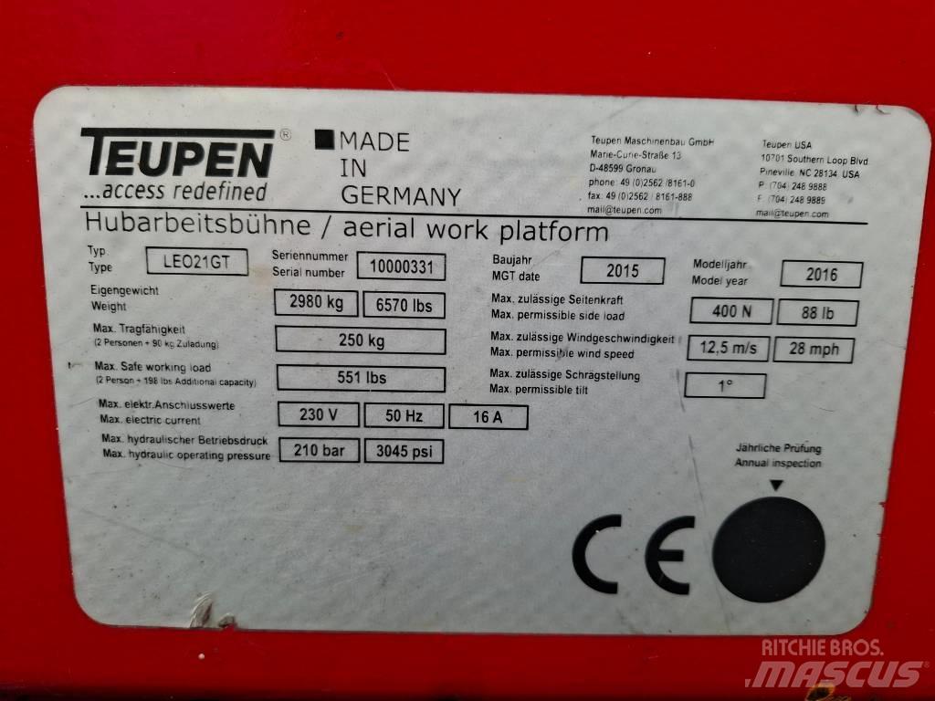 Teupen LEO 21 GT Kloubové plošiny