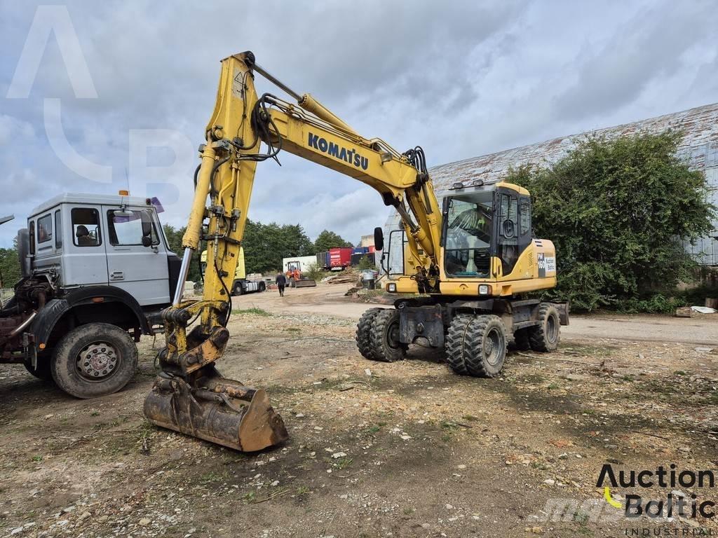 Komatsu PW160-7 Kolová rýpadla