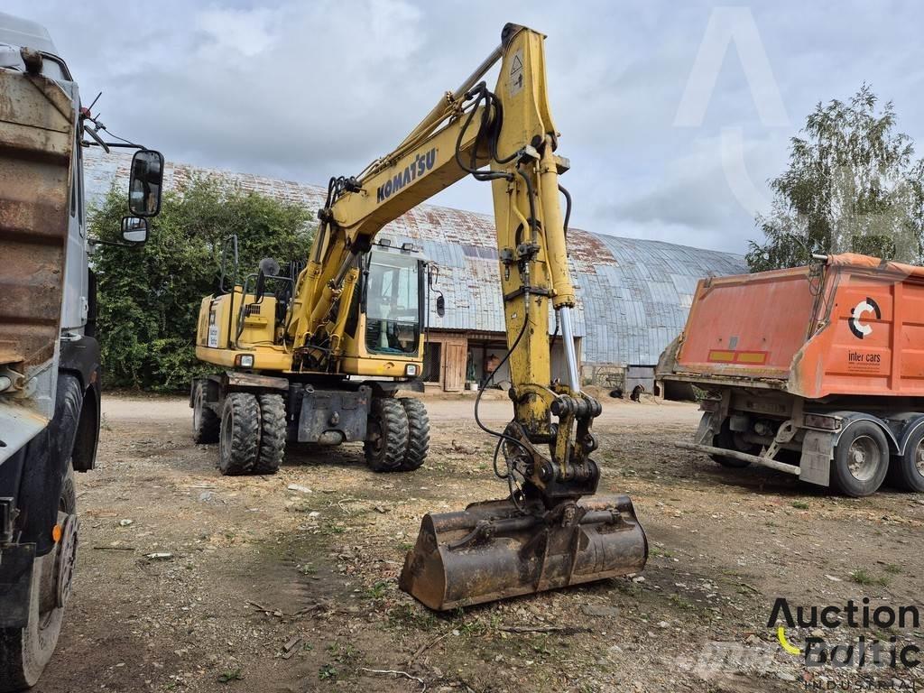 Komatsu PW160-7 Kolová rýpadla
