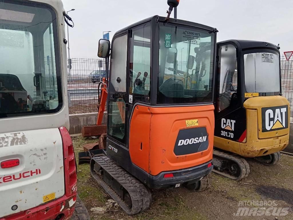 Doosan DX 19 Mini rýpadla < 7t
