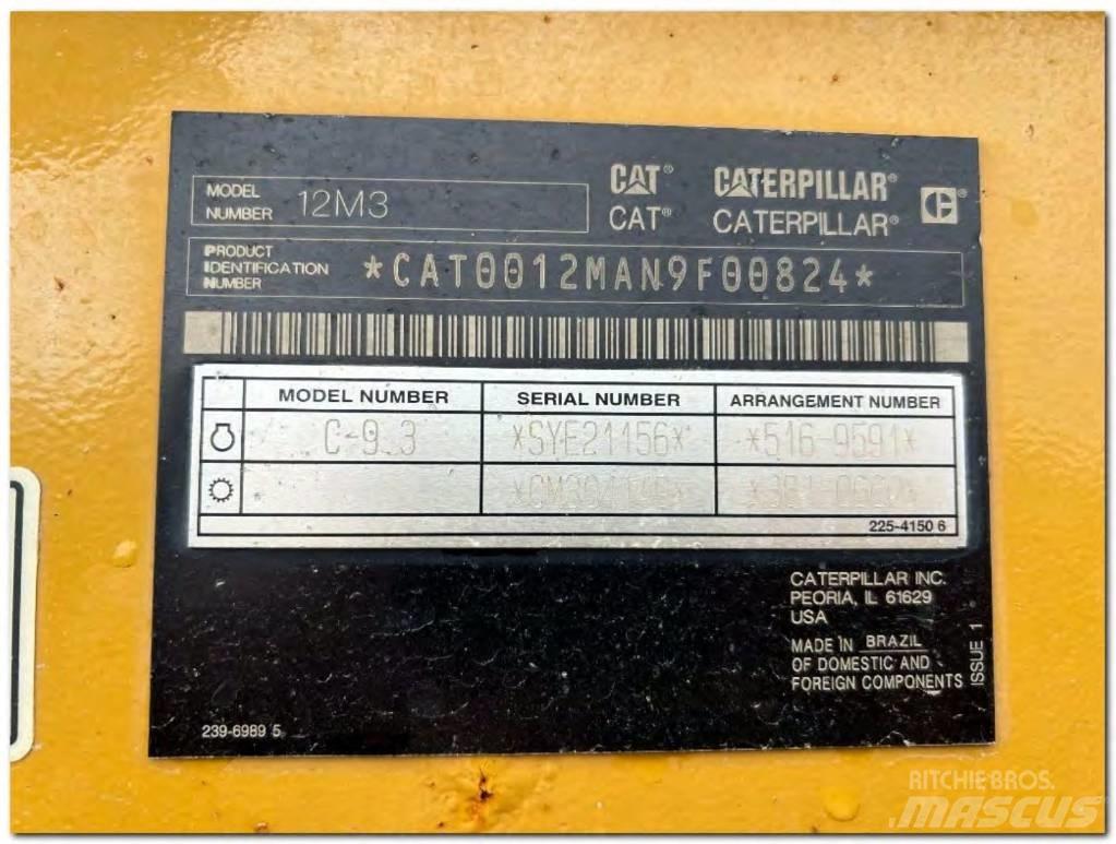 CAT 12 M 3 Grejdry