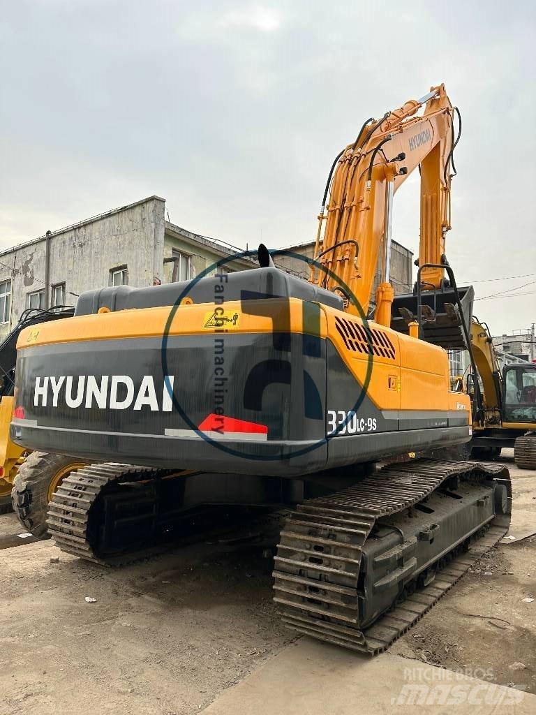Hyundai 330LC-9T Pásová rýpadla