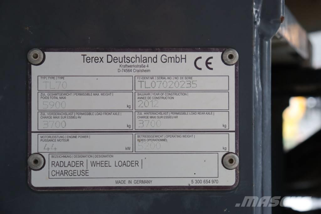 Terex TL 70 Kolové nakladače