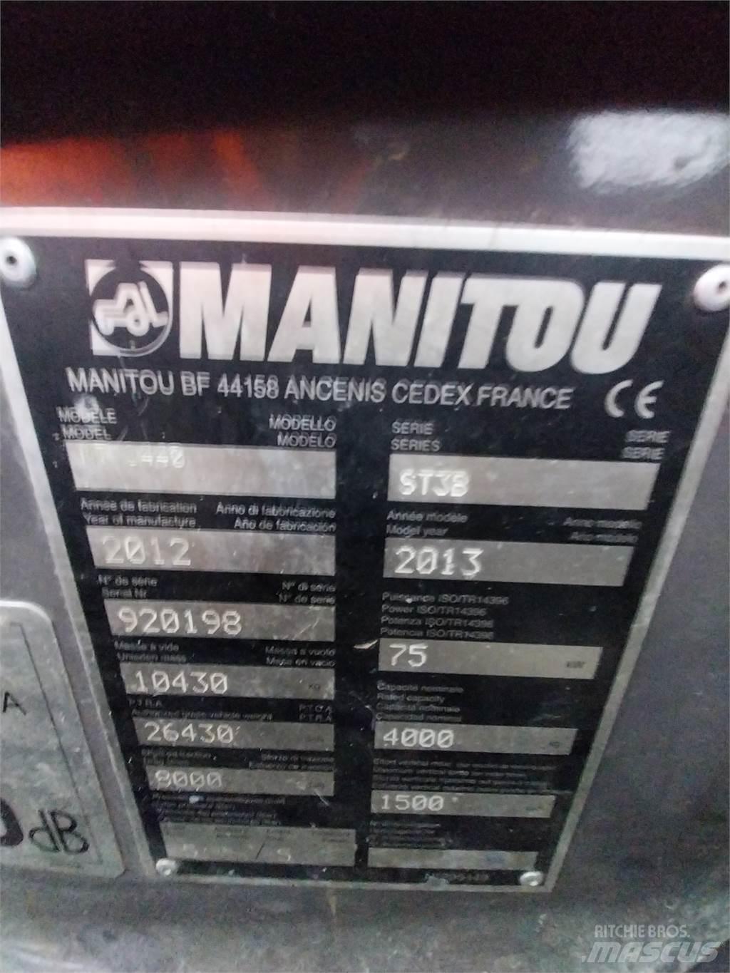 Manitou MT1440 Teleskopické manipulátory
