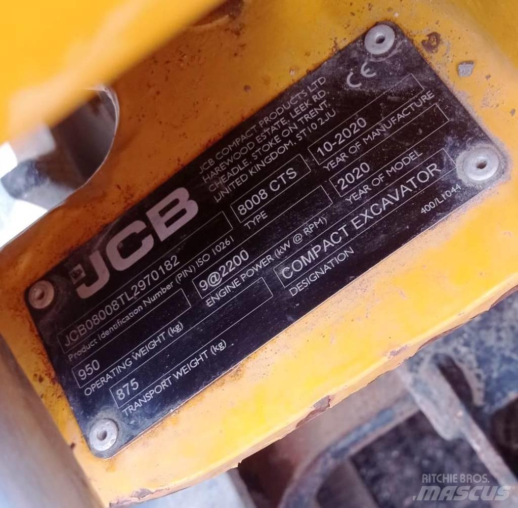 JCB 8008 CTS Mini rýpadla < 7t