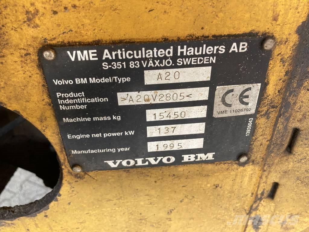 Volvo A 20 6x6 Kloubové dempry