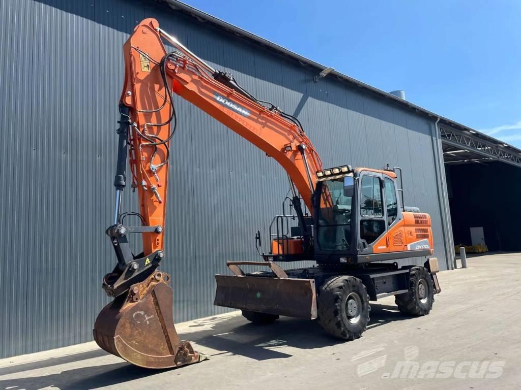 Doosan DX170W-5 Kolová rýpadla
