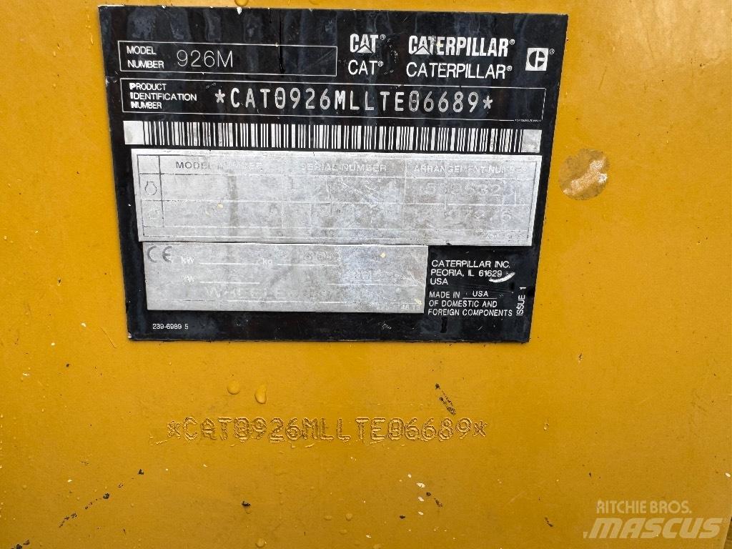 CAT 926 M Kolové nakladače