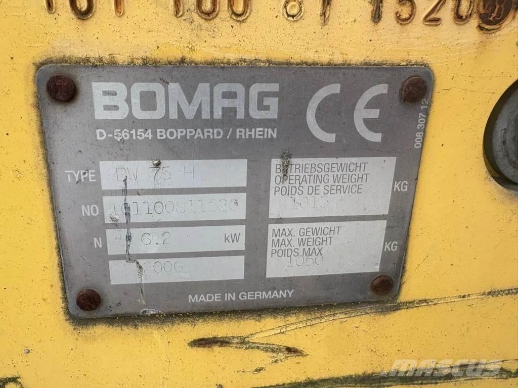 Bomag BW75H Další válce