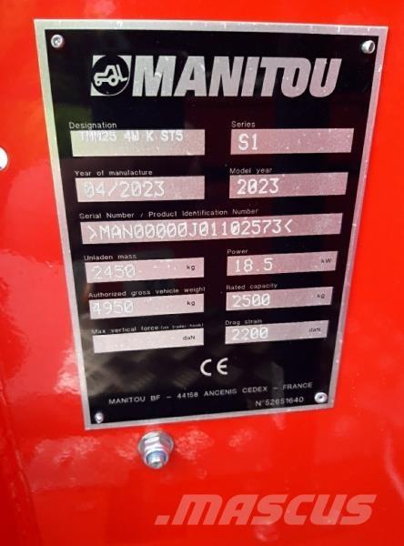 Manitou TMM25 4W Závěsné vysokozdvižné vozíky