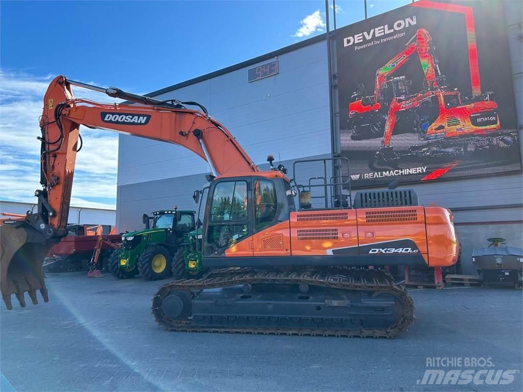 Doosan DX340LC-5 Pásová rýpadla