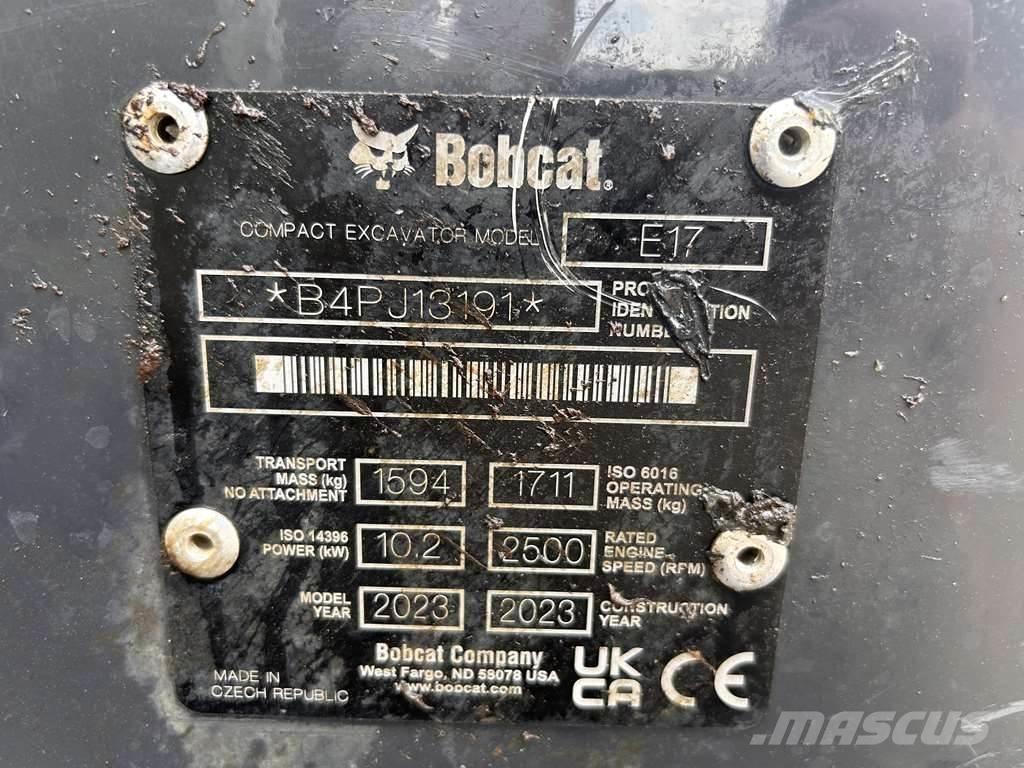 Bobcat E17 Mini rýpadla < 7t